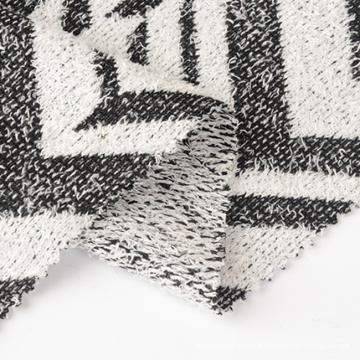 Textiles à chaud de haute qualité Hacci Pulllateur Fabric de tissu en polyester Matériaux en tricot pour fabrication de robes